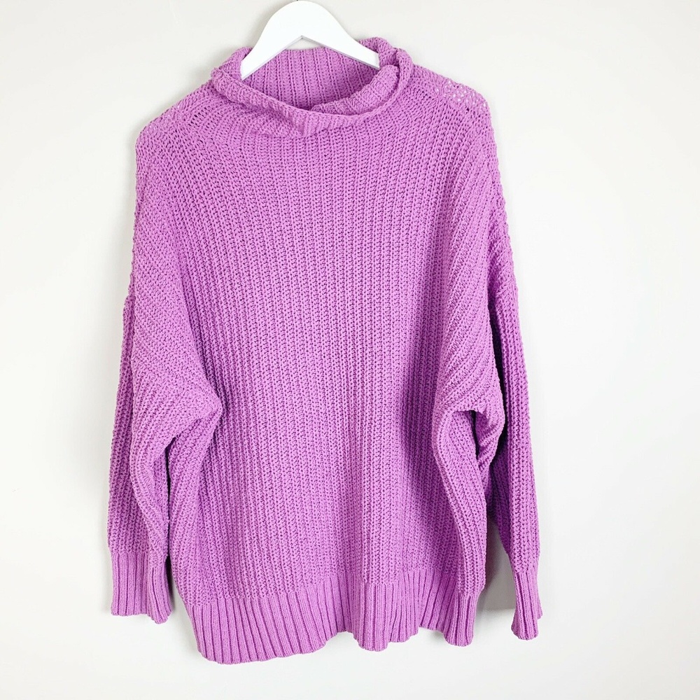 Aerie American Eagle Chunky Knit Turtleneck
